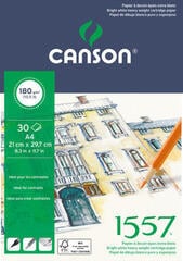 Скицник Canson Pad 1557 Drawing Скицник 30 A4 180 g