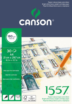 Blok za skiciranje Canson Pad 1557 Drawing A4 180 g Blok za skiciranje - 1