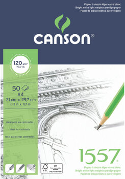 Luonnosvihko Canson Pad 1557 Sketching A4 120 g Luonnosvihko - 1