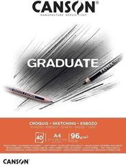 Skizzenbuch Canson Pad Graduate Sketching Skizzenbuch 40 A4 96 g
