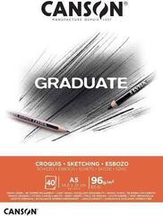 Скицник Canson Pad Graduate Sketching Скицник 40 A5 96 g