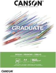 Szkicownik Canson Pad Graduate Drawing White Paper Szkicownik 30 A4 160 g White