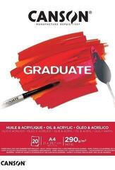 Скетчбук Canson Pad Graduate Huile & Acrylique Скетчбук 20 A4 290 g
