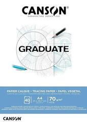 Schetsboek Canson Pad Graduate Tracing Schetsboek 40 A4 70 g