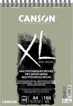 Schetsboek Canson Sp XL Touch A4 160 g Grey Schetsboek - 1