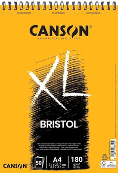 Blok za skiciranje Canson Sp XL Bristol A4 180 g White Blok za skiciranje - 1