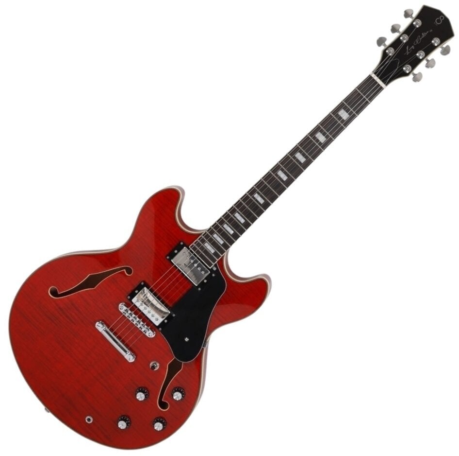 Halvakustisk guitar Sire Larry Carlton H7 See Thru Red