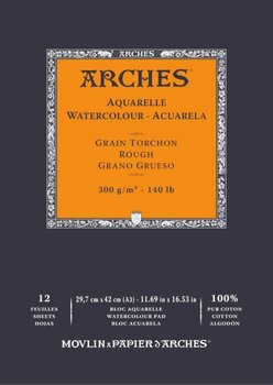 Carnet de croquis Arches Watercolour Rough Pad Natural White 42 x 7 cm 300 g Carnet de croquis - 1