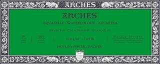 Sketchbook Arches Watercolour Cold Pressed Block Natural White Sketchbook 25 x 10 cm 300 g