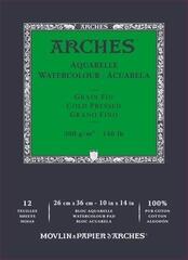 Sketchbook Arches Watercolour Cold Pressed Pad Natural White Sketchbook 36 x 26 cm 300 g