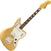 Chitarra Elettrica Fender Squier FSR Classic Vibe 70s Jaguar LRL Gold Sparkle Chitarra Elettrica