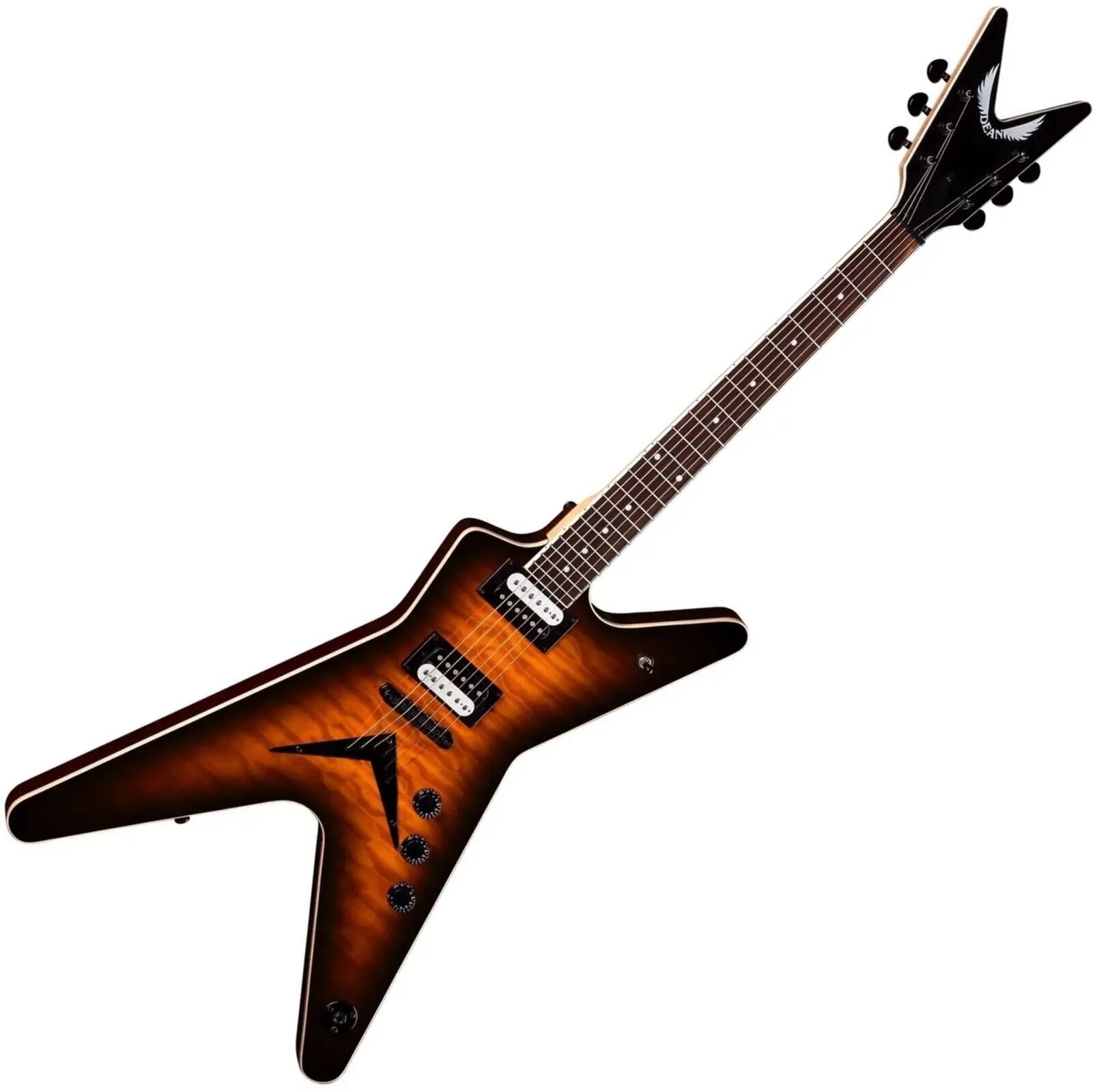 Chitară electrică Dean Guitars ML X Quilt Maple Trans Brazilia Chitară electrică