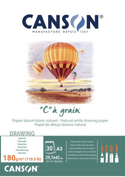 Livro de desenho Canson Pad Càgrain A3 180 g White Livro de desenho - 1
