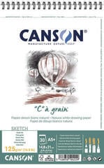 Скицник Canson Sp Càgrain Скицник 30 A5 125 g White