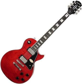 E-Gitarre Epiphone Les Paul Custom Figured Transparent Red E-Gitarre - 1