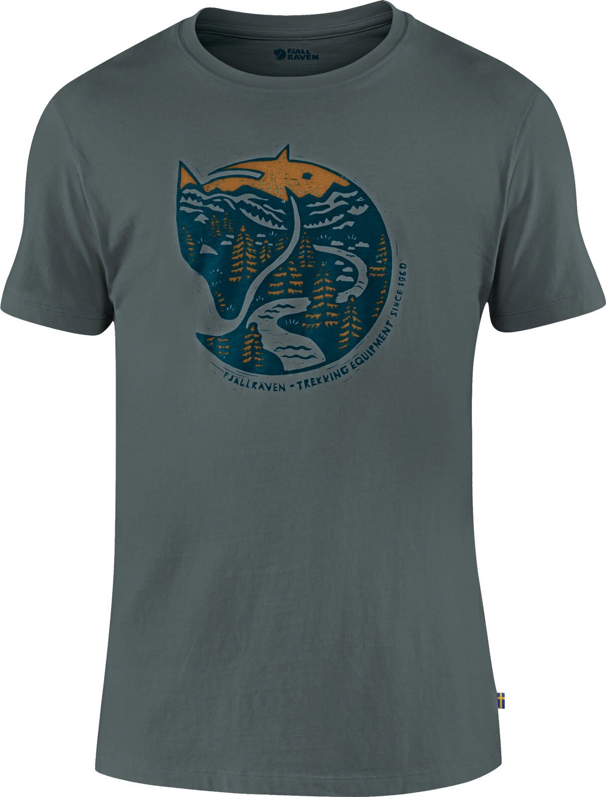 Friluftsliv T-shirt Fjällräven Arctic Fox Dusk M T-shirt