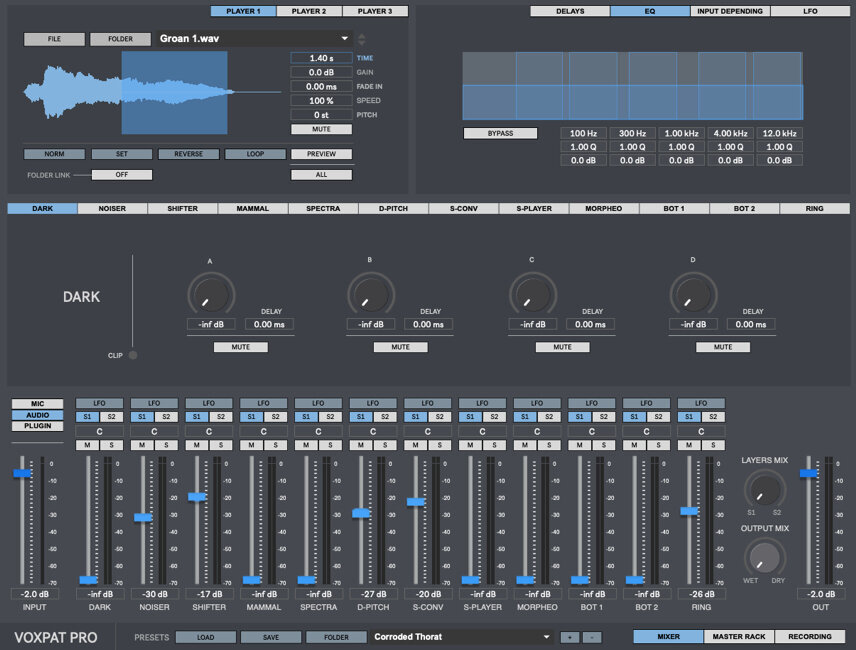 Zvuková knihovna pro sampler Digital Brain Instruments Voxpat Pro (Digitální produkt)