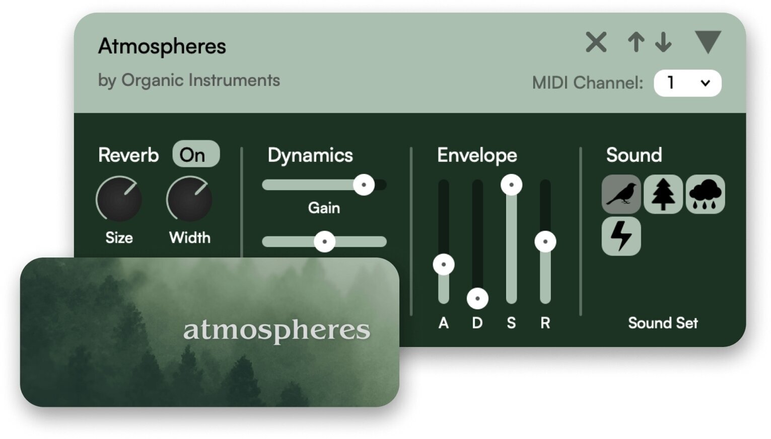 Звукова библиотека за семплер Organic Instruments Atmospheres (Дигитален продукт)