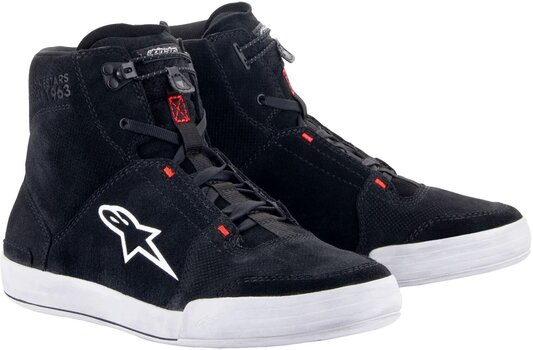 Boty Alpinestars Chrome Shoes Black/Cool Gray/Red Fluo 40,5 Boty - 1