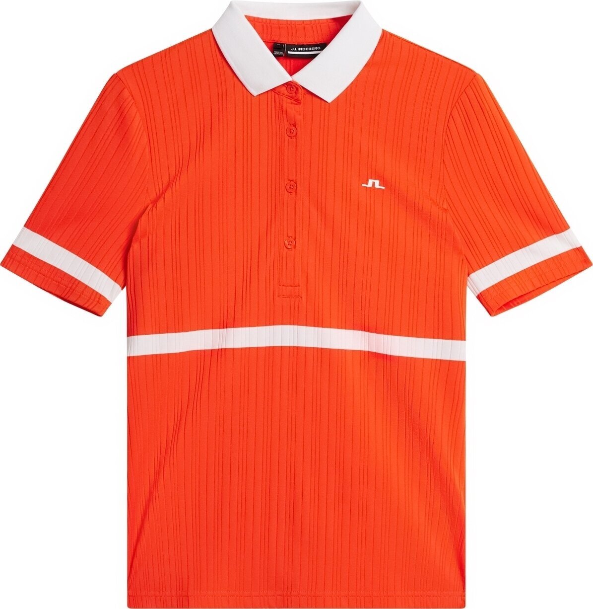 Polo-Shirt J.Lindeberg Moira Polo Tangerine Tango M Polo-Shirt