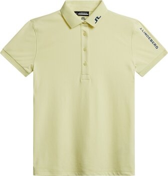 Poloshirt J.Lindeberg Tour Tech Womens Wax Yellow XS Poloshirt - 1