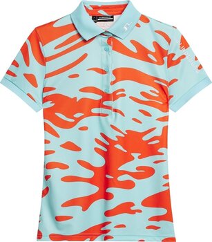 Poolopaita J.Lindeberg Tour Tech Print Womens Neptune Atomizer XS Poolopaita - 1