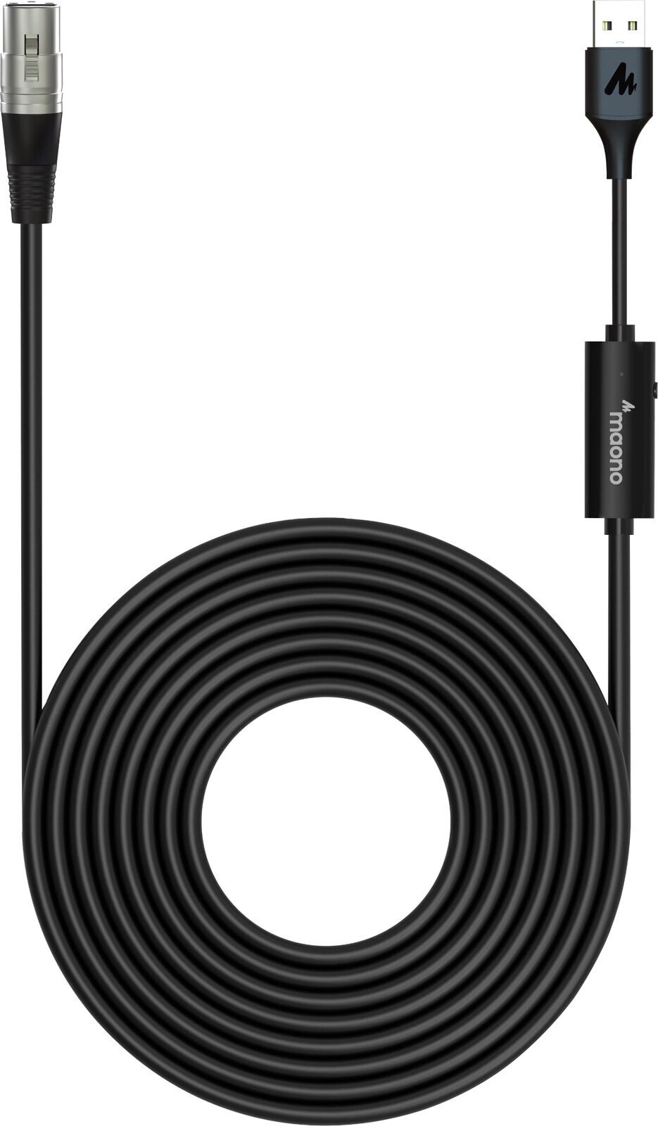 Mikrofon kábel Maono XU01 Fekete 3 m