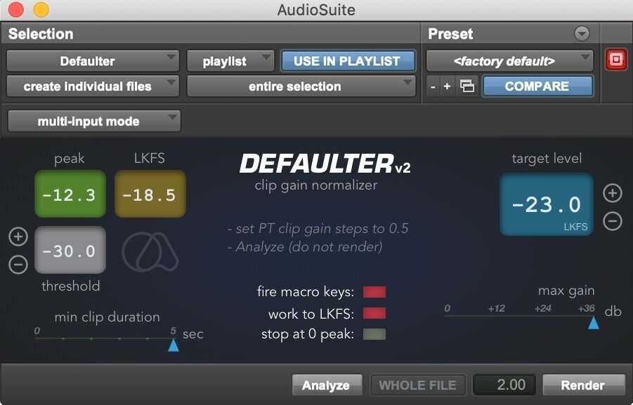 Effect Plug-In Quiet Art Defaulter (Digital product)