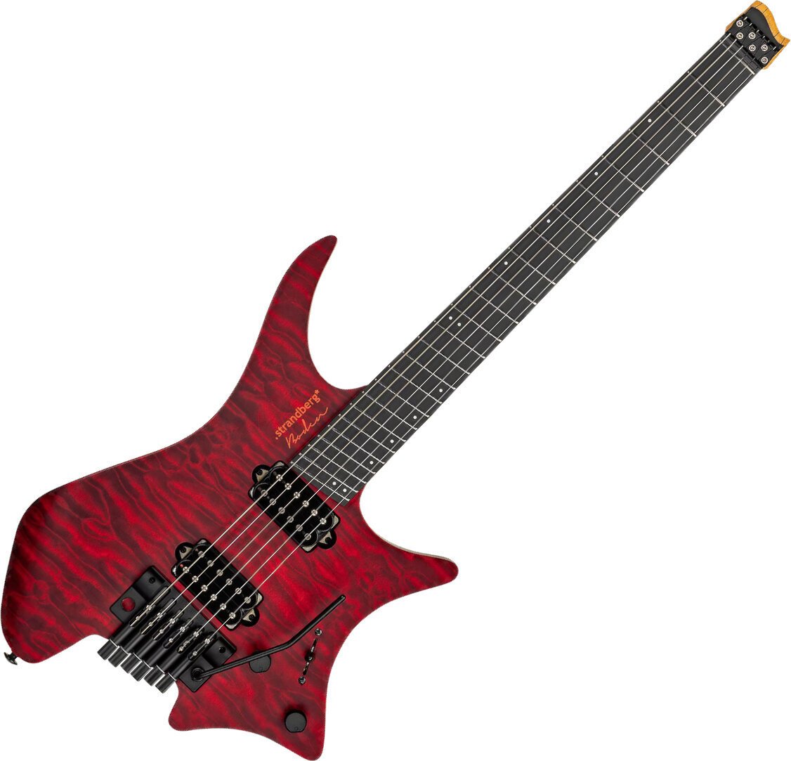 Huvudlös gitarr Strandberg Boden Prog NX 6 Lava Red Huvudlös gitarr