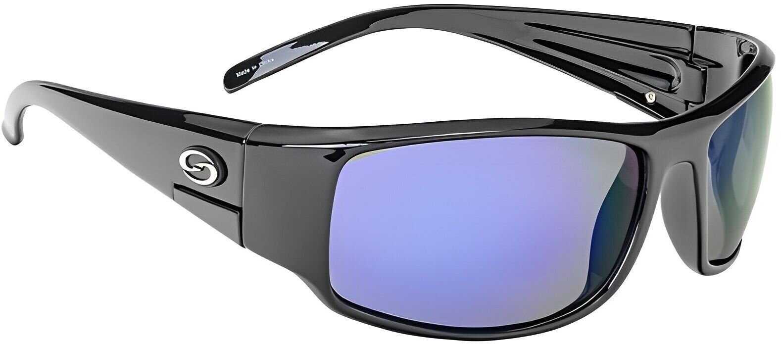 Okulary wędkarskie Strike King SK Plus Bosque Shiny Black Mirror Grey Okulary wędkarskie