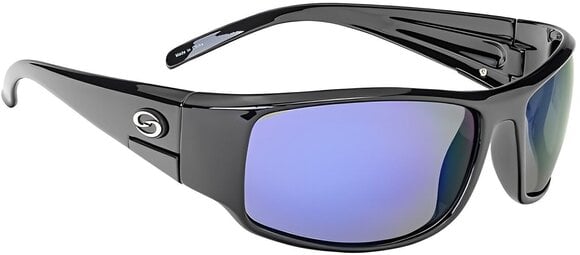 Óculos de pesca Strike King SK Plus Bosque Shiny Black Mirror Grey Óculos de pesca - 1