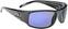 Óculos de pesca Strike King SK Plus Bosque Shiny Black Mirror Grey Óculos de pesca