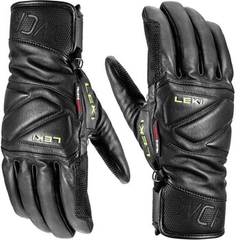 SkI Handschuhe Leki WCR Venom Speed 3D Black/Ice Lemon 11 SkI Handschuhe - 1