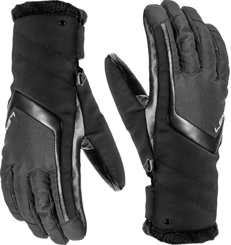 Ski Gloves Leki Stella Women Black 6 Ski Gloves