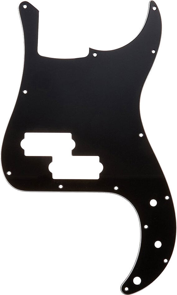 Pickguard pentru bas Hosco PB-B3P P-Bass Black Pickguard pentru bas