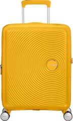 Bolsa de viaje para barco American Tourister Soundbox Spinner EXP 55/20 Cabin Expandable-Maleta con 4 ruedas Golden Yellow 35,5/41 L
