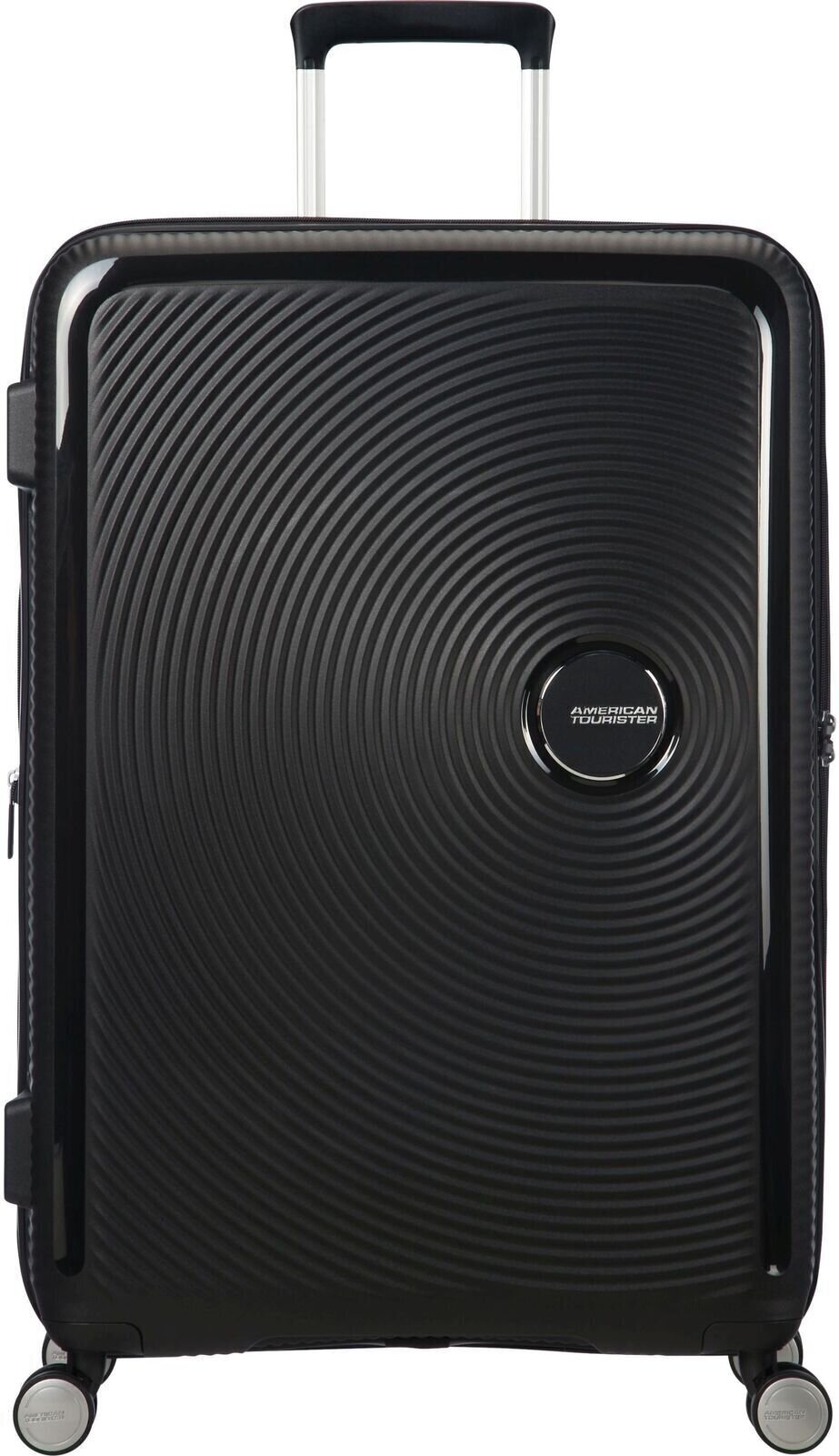 Lifestyle Backpack / Bag American Tourister Soundbox Spinner EXP 77/28 Large Check-in Bass Black 97/110 L Luggage