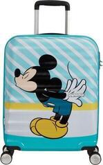Bolsa de viaje para barco American Tourister Disney Wavebreaker Spinner 55/20 Cabin Maleta con 4 ruedas Blue Kiss 36 L