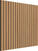 Painel de espuma absorvente Vicoustic VicStrip Double Square Natural Oak Painel de espuma absorvente