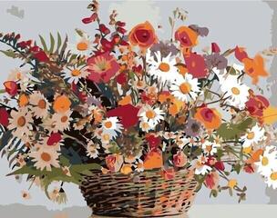Schilderen op nummer Zuty Schilderen op nummer Veldbloemen in een mand