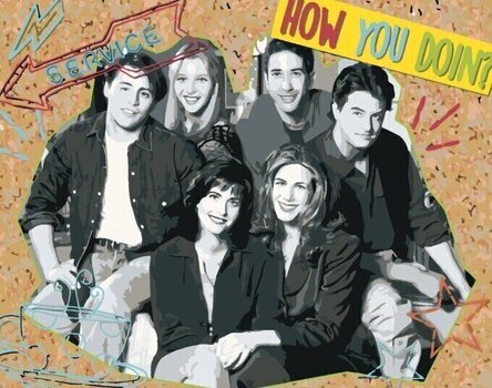 Painting by Numbers Zuty Painting by Numbers Joey, Phoebe, Ross, Chandler, Monica, Rachel (Friends) - 1