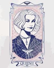 Malowanie po numerach Zuty Malowanie po numerach Secesyjna Queenie (Fantastyczne zwierzęta)