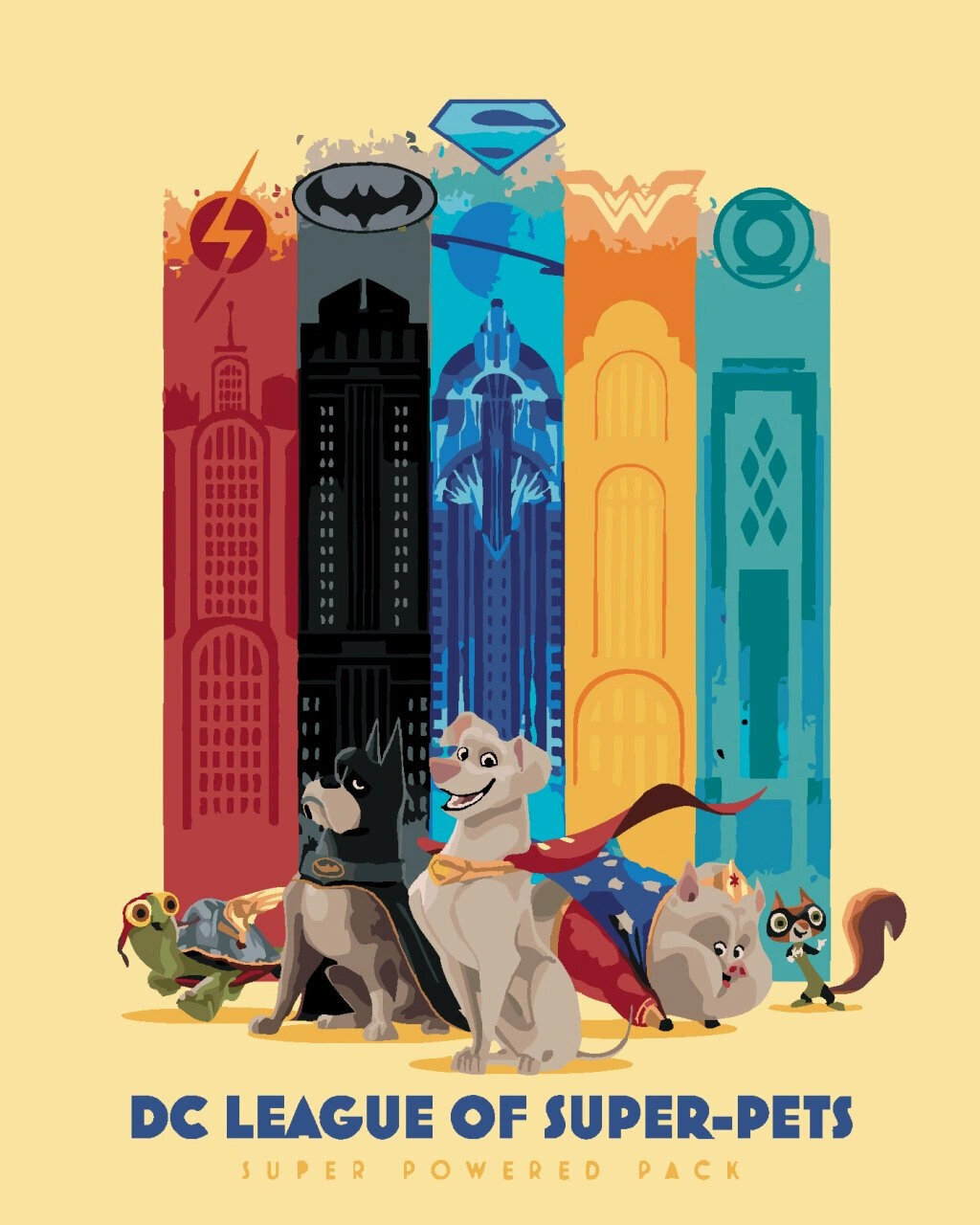 Pintura por números Zuty Pintura por números Super-Pets Super Powered Pack (DC League Of Super-Pets)