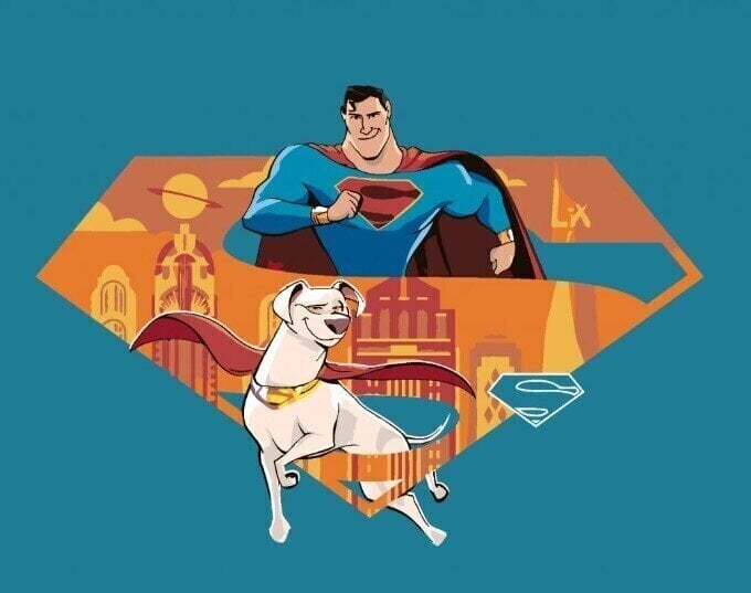 Malování podle čísel Zuty Malování podle čísel Supermanův nejlepší přítel (DC League Of Super-Pets)