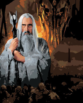 Malování podle čísel Zuty Malování podle čísel Saruman a Sauron (Pan prstenů) - 1