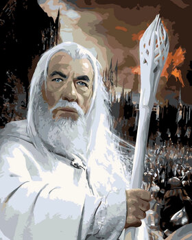 Maalaa numeroiden mukaan Zuty Maalaa numeroiden mukaan Gandalf Portrait (Lord Of The Rings) - 1