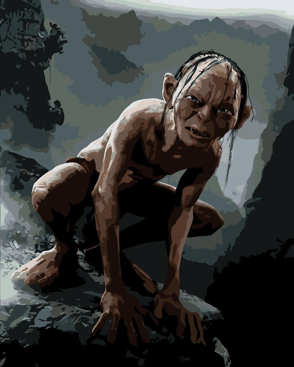Painting by Numbers Zuty Painting by Numbers Gollum (Lord Of The Rings)