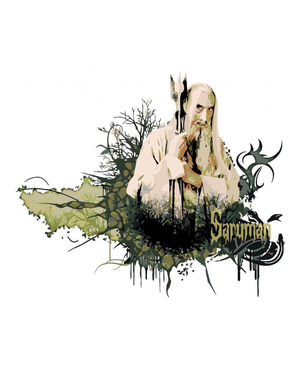 Painting by Numbers Zuty Painting by Numbers Painted Saruman (Lord Of The Rings)