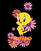 Malowanie po numerach Zuty Malowanie po numerach Tweety i różowe kwiaty (Looney Tunes)