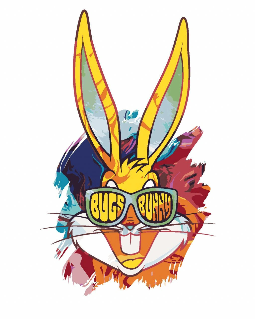 Maalaa numeroiden mukaan Zuty Maalaa numeroiden mukaan Painted Bugs Bunny (Looney Tunes)